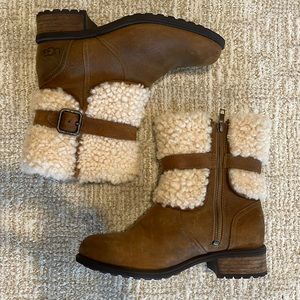 Women’s Ugg Sherpa Lined Zip Boot